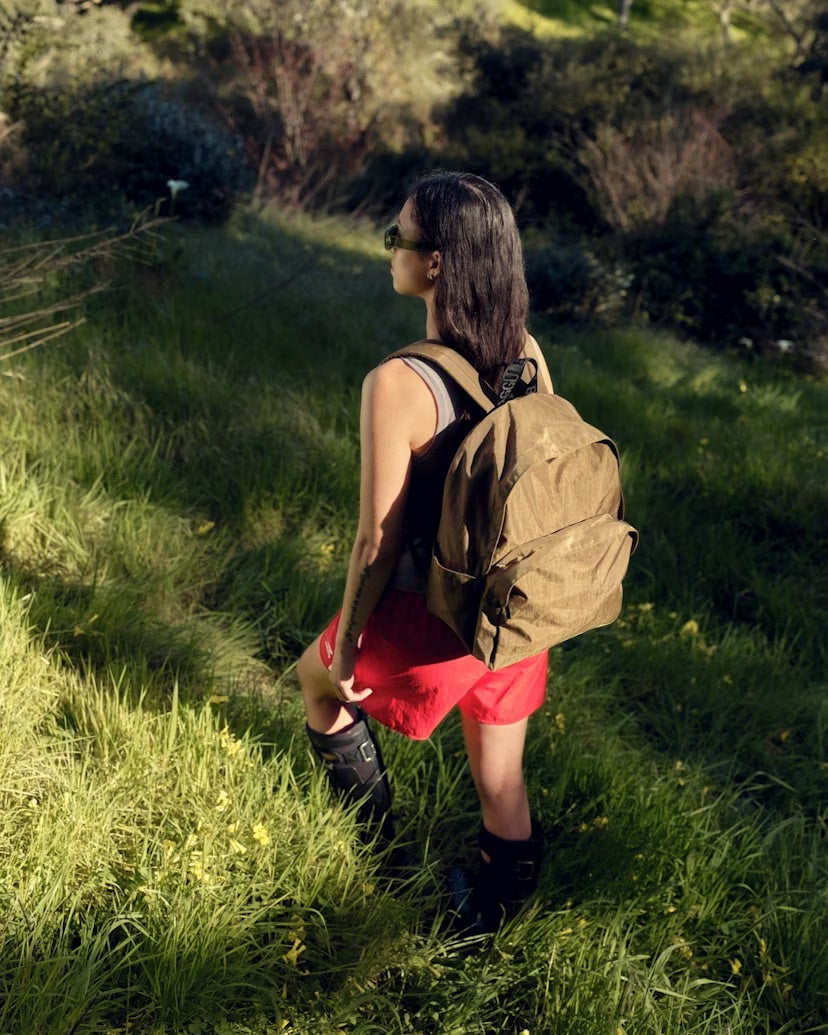 Baggu Large Nylon Backpack - Seaweed