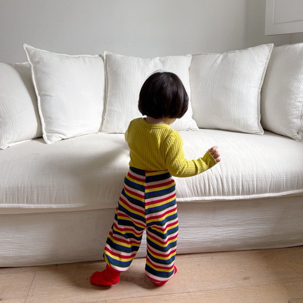 Toddler F26 Textured Long Sleeve Top (1-6y) - 5 Colors