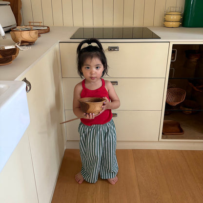 Toddler SS26 Stripe Pull-on Pants (1-7y) - 2 Colors - AT NOON STORE