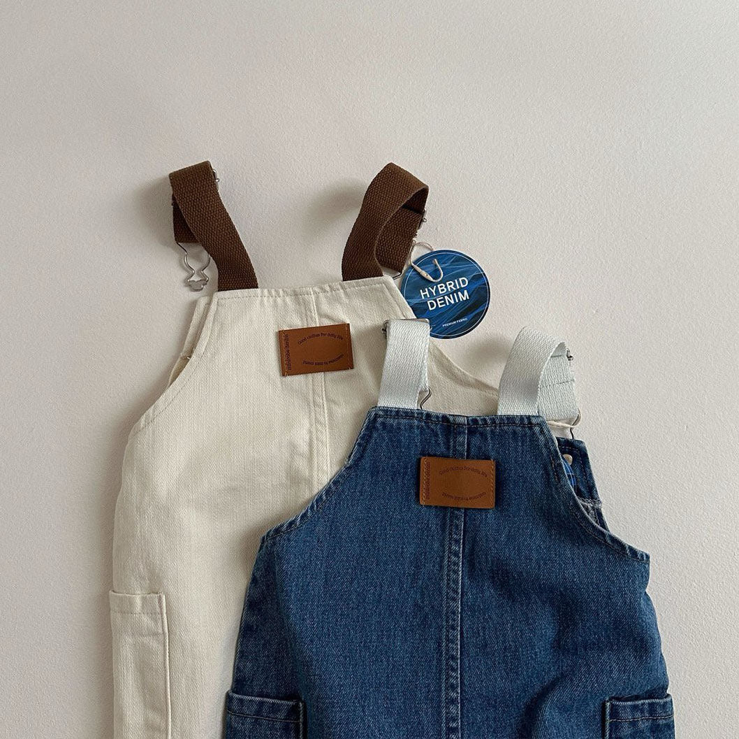 Toddler 3Pocket Denim Overalls (10m-4y) - 2 Colors - AT NOON STORE