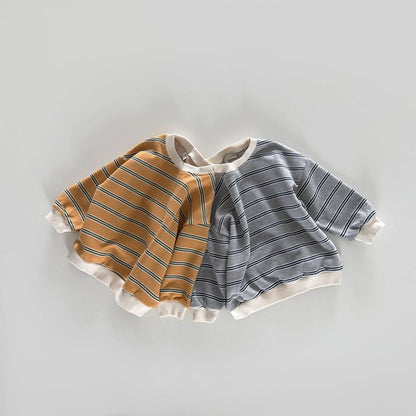 Toddler S25 Stripe Basic Sweatshirt (12m-10y) - 2 Colors - AT NOON STORE