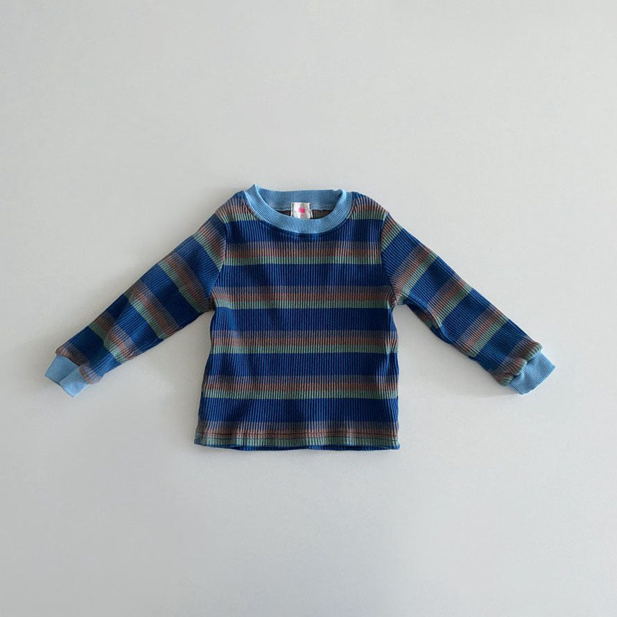 Toddler Retro Stripe Ribbed Top (1-6y) - 2 Colors - AT NOON STORE