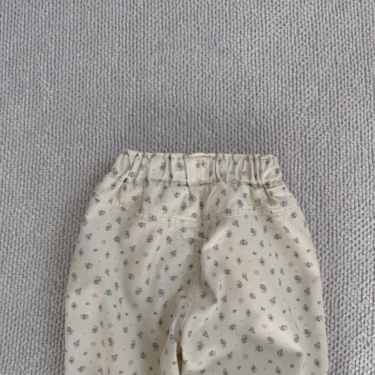 Toddler Bella S25 Floral Print Pull On Pants (1-6y) - Floral Ivory - AT NOON STORE