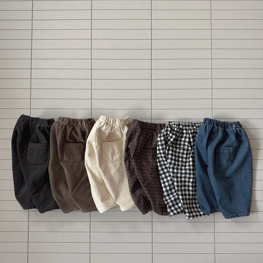 Baby/Toddler Bella W25 Warm Basic Pull-on Pants (6m-6y) - 6 Colors