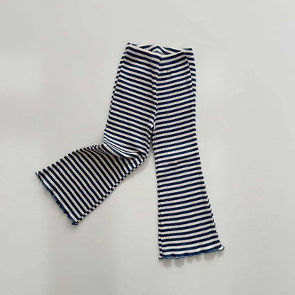 Toddler S25 Stripe Rib Knit Flare Pants (1-7y) - 3 Colors - AT NOON STORE