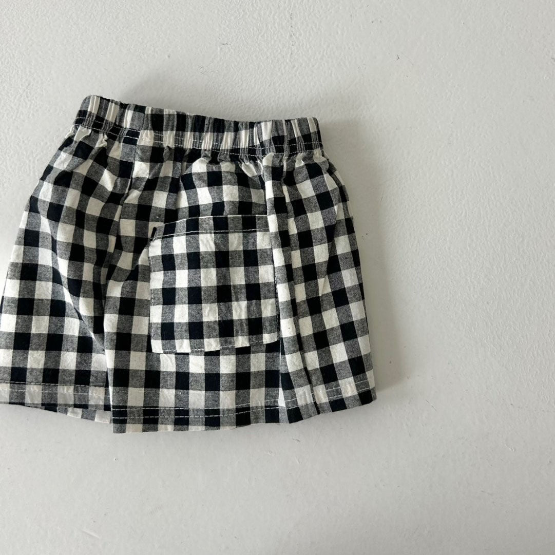 Baby Toddler Land Gingham Shorts (4m-6y) - 3 Colors - AT NOON STORE