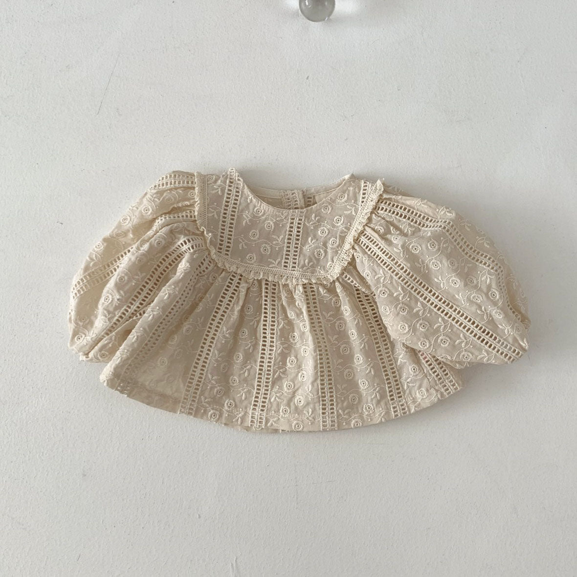 Baby S25 Floral Eyelet Long Sleeve Top (3-18m) - 2 Colors