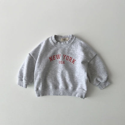 Toddler S25 'NEW YORK' Long Sleeve Sweatshirt (1-6y) - 2 Colors - AT NOON STORE