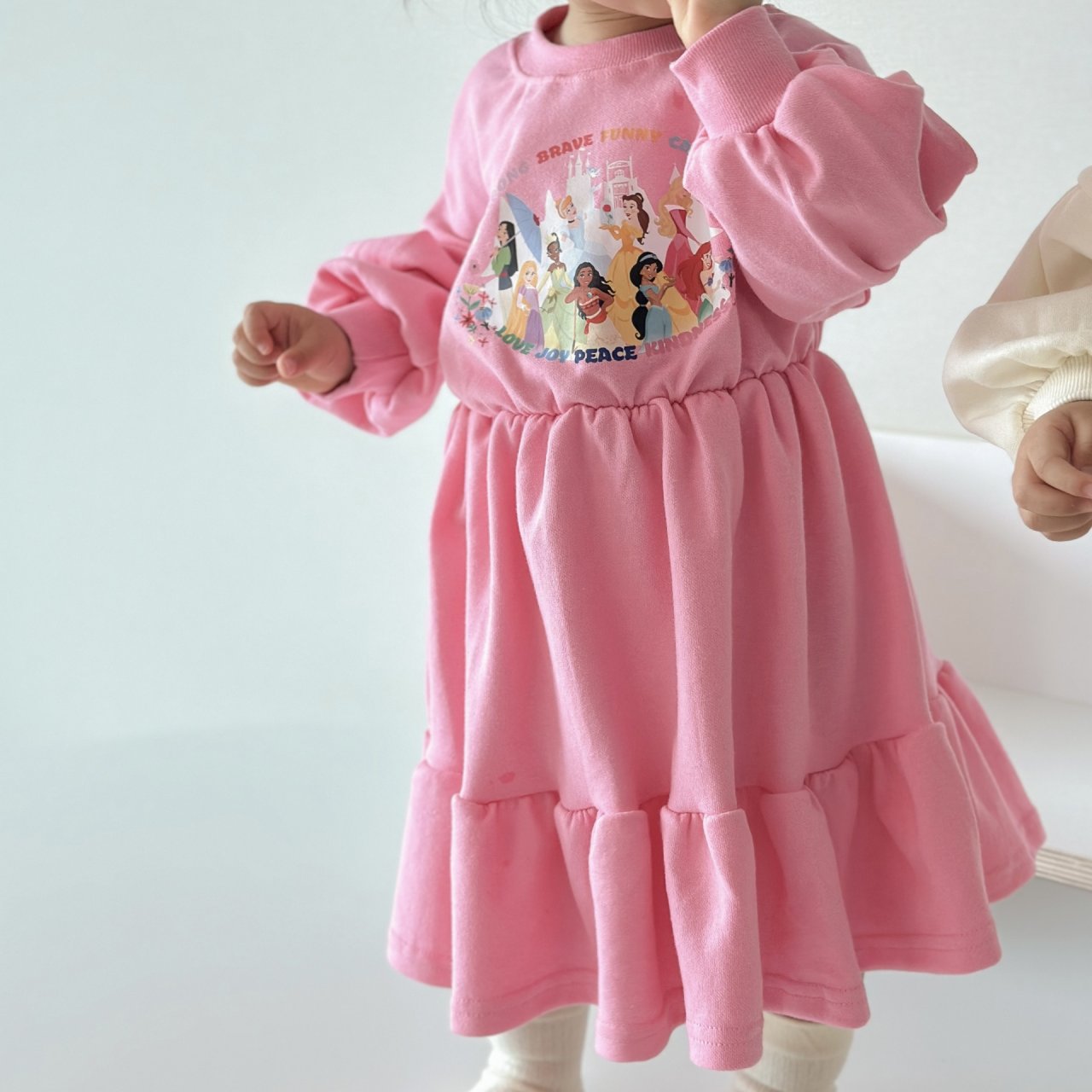 Toddler Disney Princess Sweatshirt Frill Dress (15m-6y) - 2 Colors