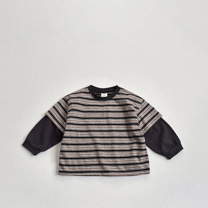 Toddler F25 Double Layer Long Sleeve Top (1-6y) - 3 Colors - AT NOON STORE