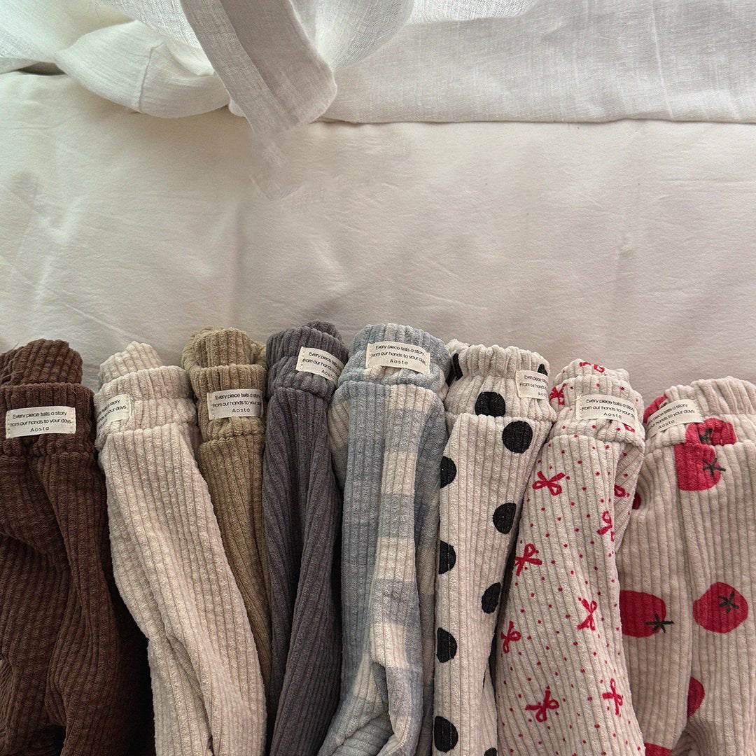 Baby/Toddler Aosta W25 Corduroy Pull-on Pants (3m-5y)- 8 Colors