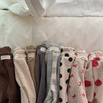 Baby/Toddler Aosta W25 Corduroy Pull-on Pants (3m-5y)- 8 Colors