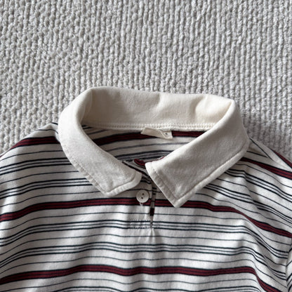 Toddler Bella F25 Collared Stripe Long Sleeve Top (1-6y) - 2 Colors