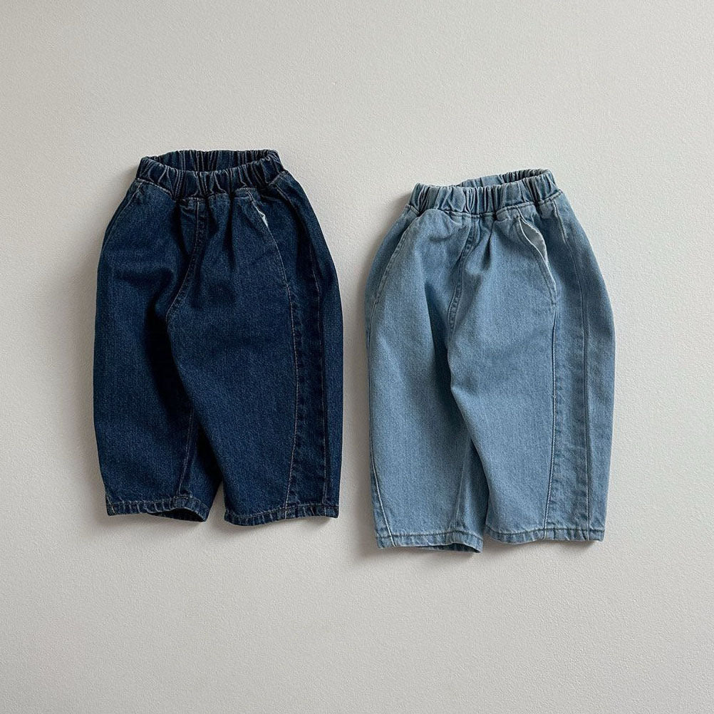 Toddler Side Stitch Pocket Denim Pants (10m-4y) - 2 Colors - AT NOON STORE