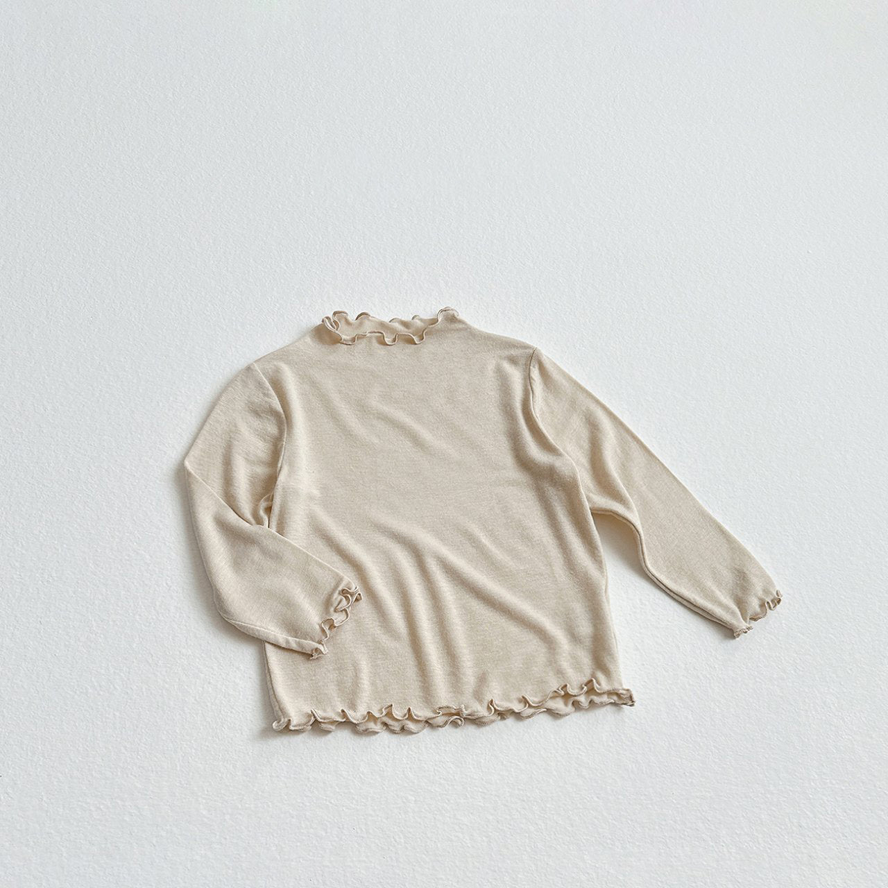 Toddler SP26 Lettuce-Edge Long Sleeve Top (1-6y) - 3 Colors - AT NOON STORE