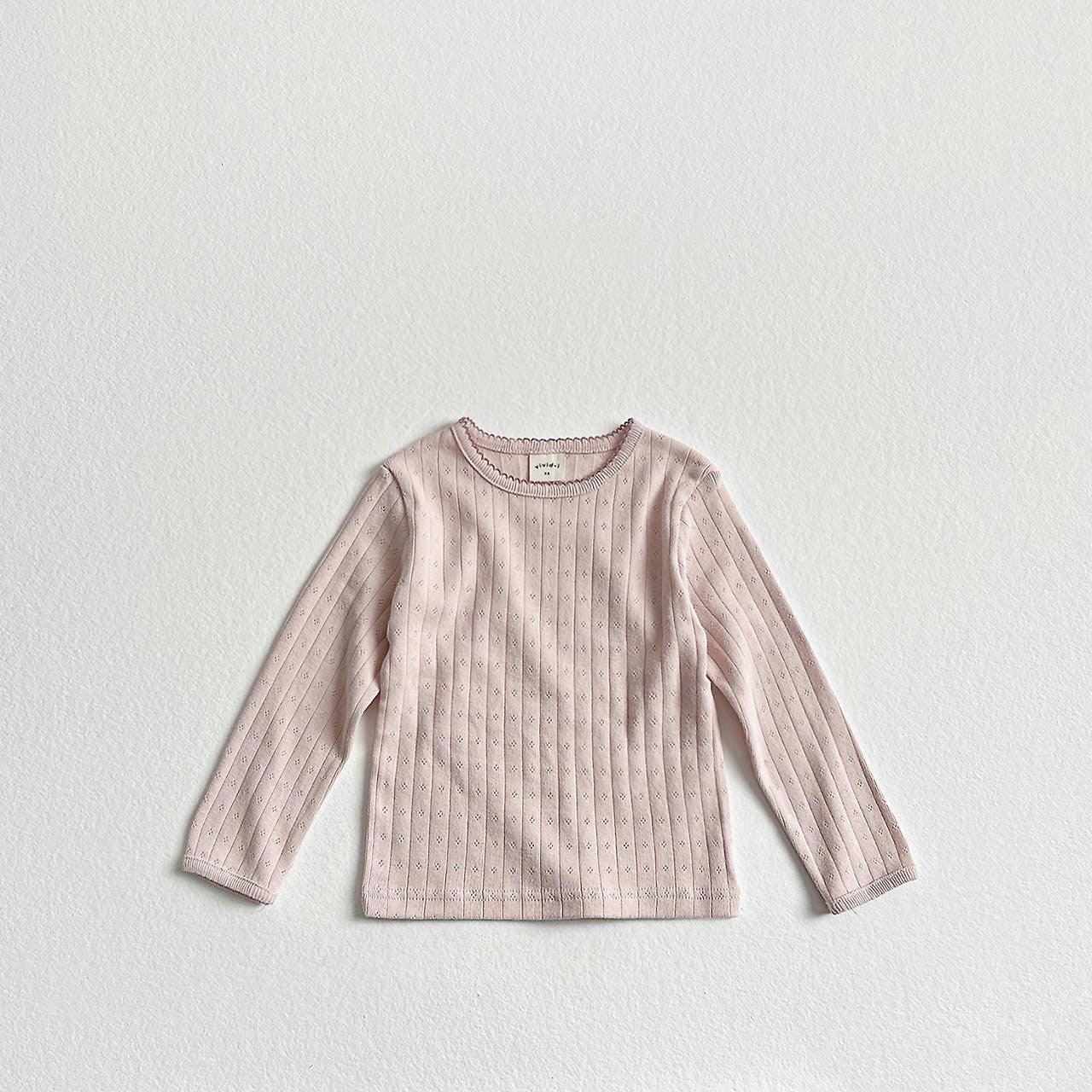 Toddler F26 Pointelle Long Sleeve Top (2-9y) - 3 Colors