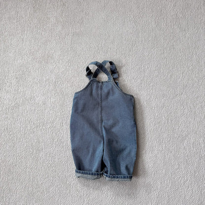 Baby Bella F25 Denim Overalls (6m-3y) - Denim