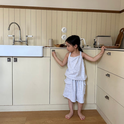 Toddler SS26 Terry Cloth Cargo Bermuda Shorts (1-7y) - 2 Colors - AT NOON STORE