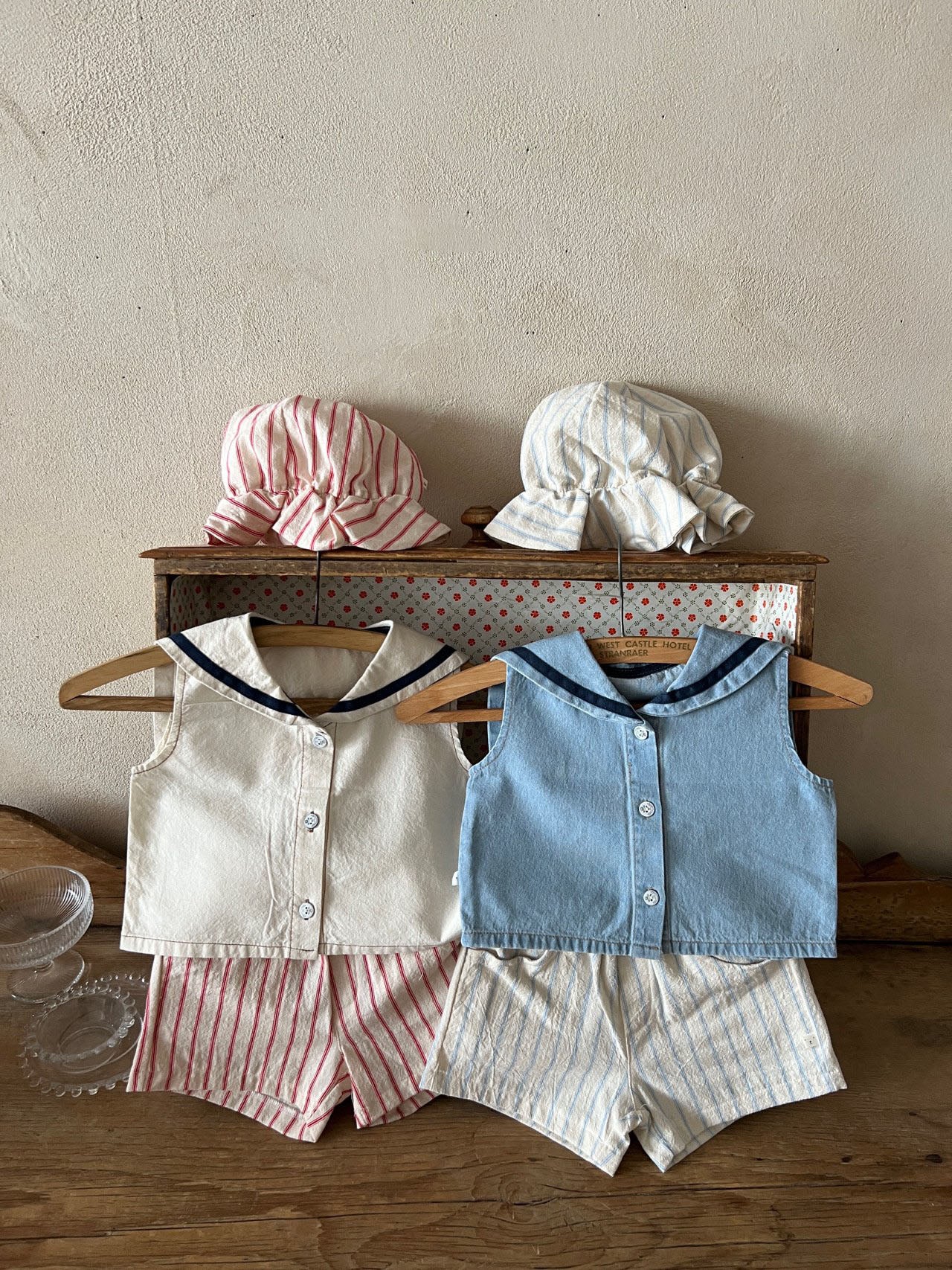 Toddler Lala Stripe Shorts (1-6y) - 2 Colors - AT NOON STORE