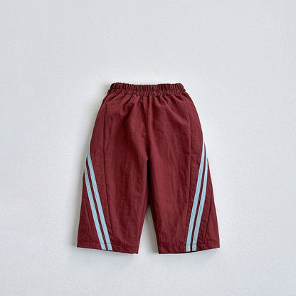 Toddler F25 Diagonal Tape Track Pants (1-6y) - 3 Colors - AT NOON STORE