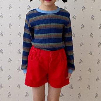 Toddler Retro Stripe Ribbed Top (1-6y) - 2 Colors - AT NOON STORE