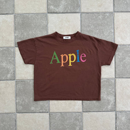 Kids SS25 APPLE Short Sleeve Loose Fit Top (2-7y) - 2 Colors - AT NOON STORE