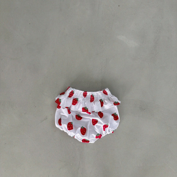 Baby Bella Strawberry Ruffle Bikini Top and Bottom Set (1-5y) - 2 Colors