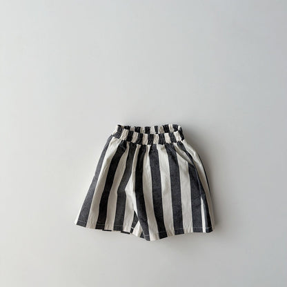 Toddler SS26 Stripe Shorts (1-7y)- 3 Colors