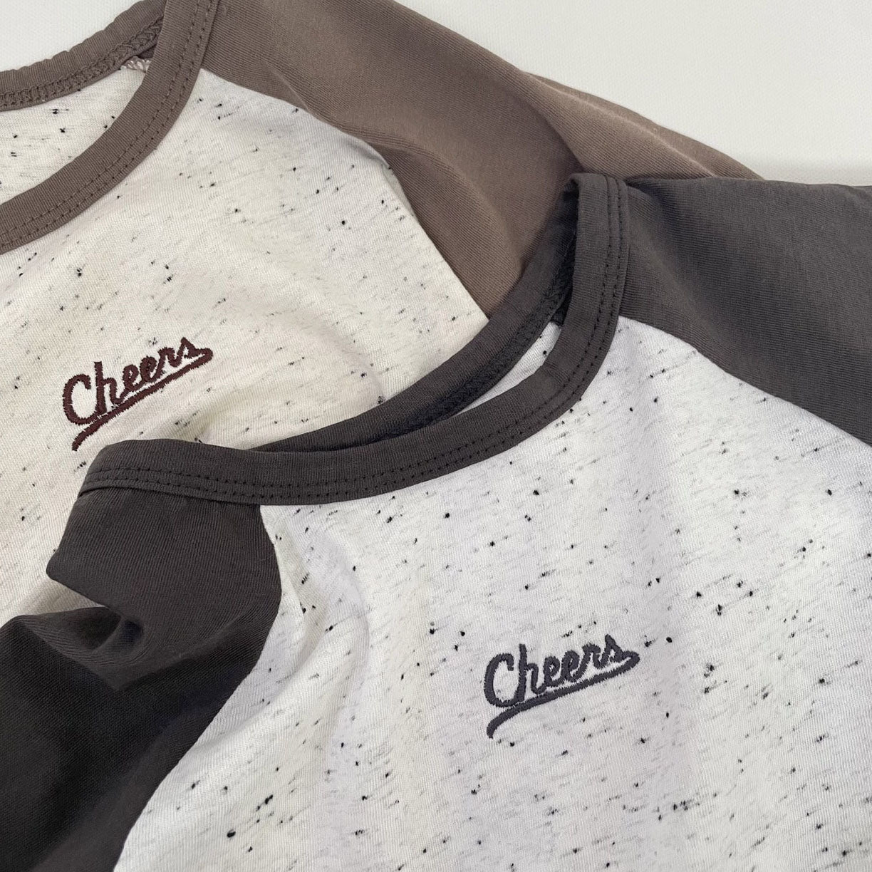 Toddler F25 Cheers Raglan Long Sleeve Top (1-7y) - 2 Colors - AT NOON STORE
