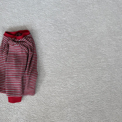 Toddler Bella F25 Ribbed Stripe Long Sleeve Top (1-6y) - 2 Colors - AT NOON STORE