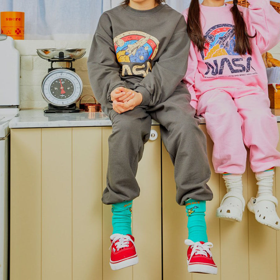 Toddler 'NASA' Sweatshirt and Jogger Pants Set (3-8y) - 2 Colors