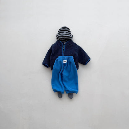 Baby Toddler FW26 Fleece Jogger Pants (4m-6y) - 4 Colors