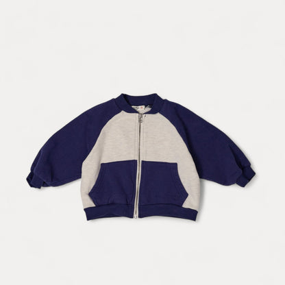 Toddler W25 Raglan Long Sleeve Zip-Up Jacket (2-8y) - 2 Colors