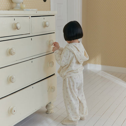 Kids SP26 Floral Terry Cloth Jogger Pants (1-7y) - Ivory - AT NOON STORE