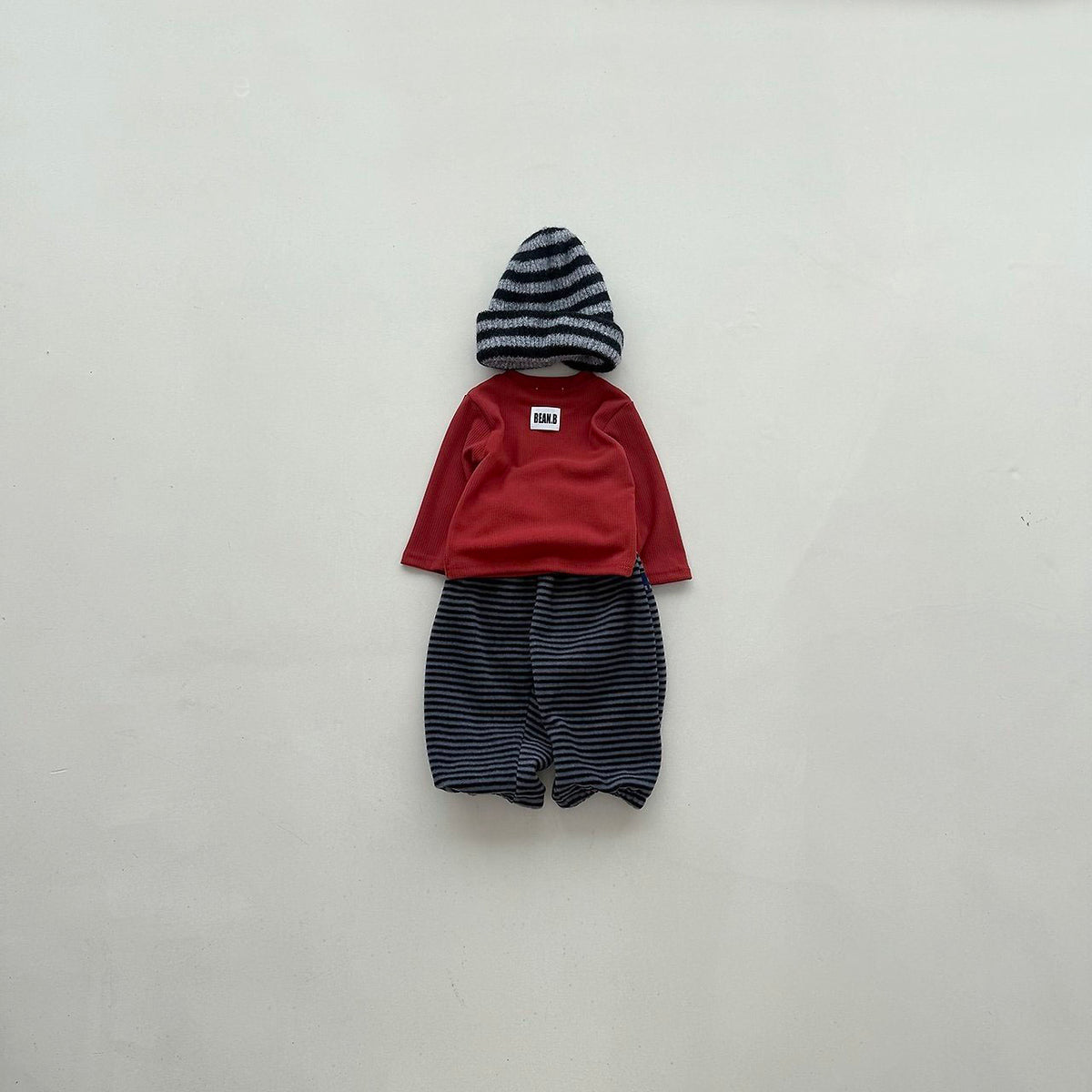 Baby Toddler FW26 Fleece Stripe Jogger Pants (4m-6y) - 2 Colors