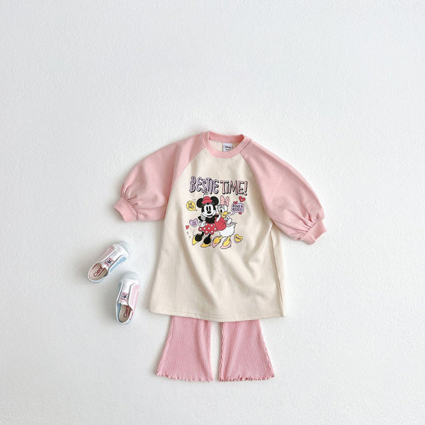 Toddler Disney Bestie Time Raglan Dress (1-6y) - 2 Colors