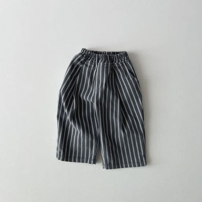 Toddler S25 Stripe Pull On Pants (1-6y) - 2 Colors - AT NOON STORE