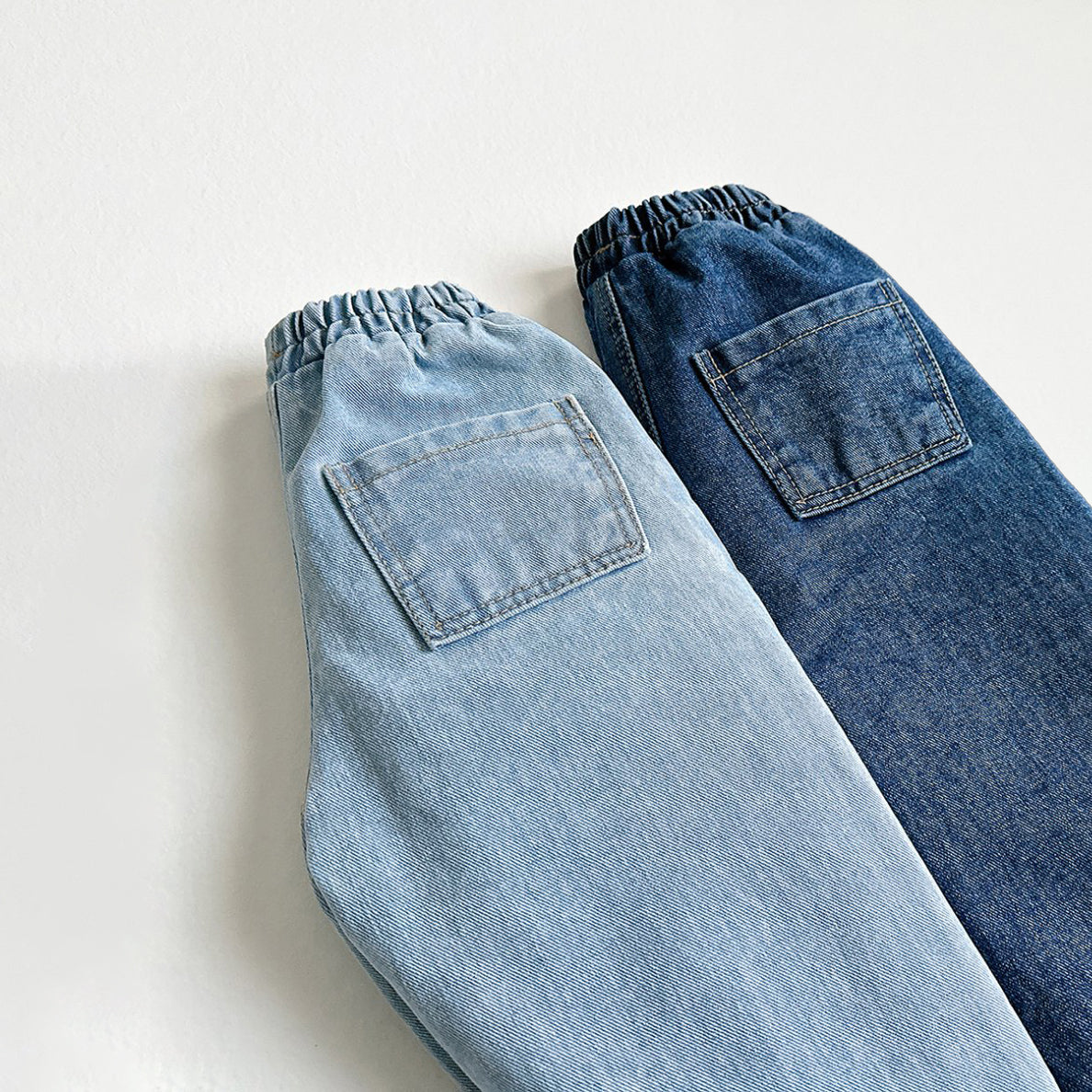 Toddler SP26 Basic Denim Pull-On Pants (1-6y) - 2 Colors - AT NOON STORE
