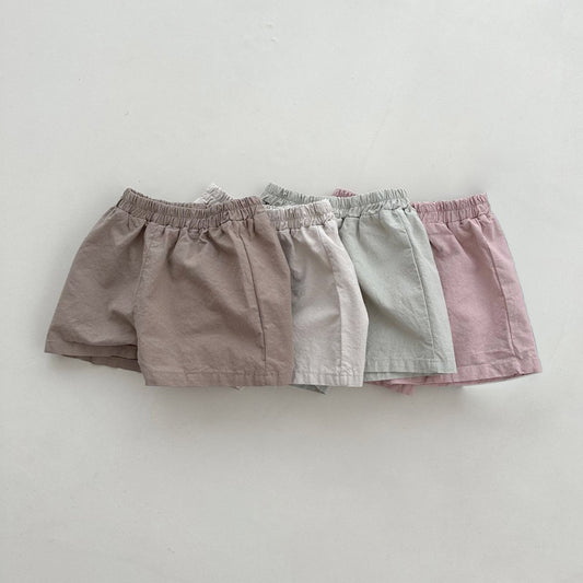 Toddler Linen Shorts (11m-6y) - 4 Colors - AT NOON STORE