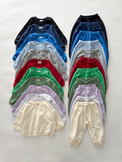 Kids Soy F25 Long Sleeve Sweatshirt and Jogger Pants Set (1-9y) - 11 Colors