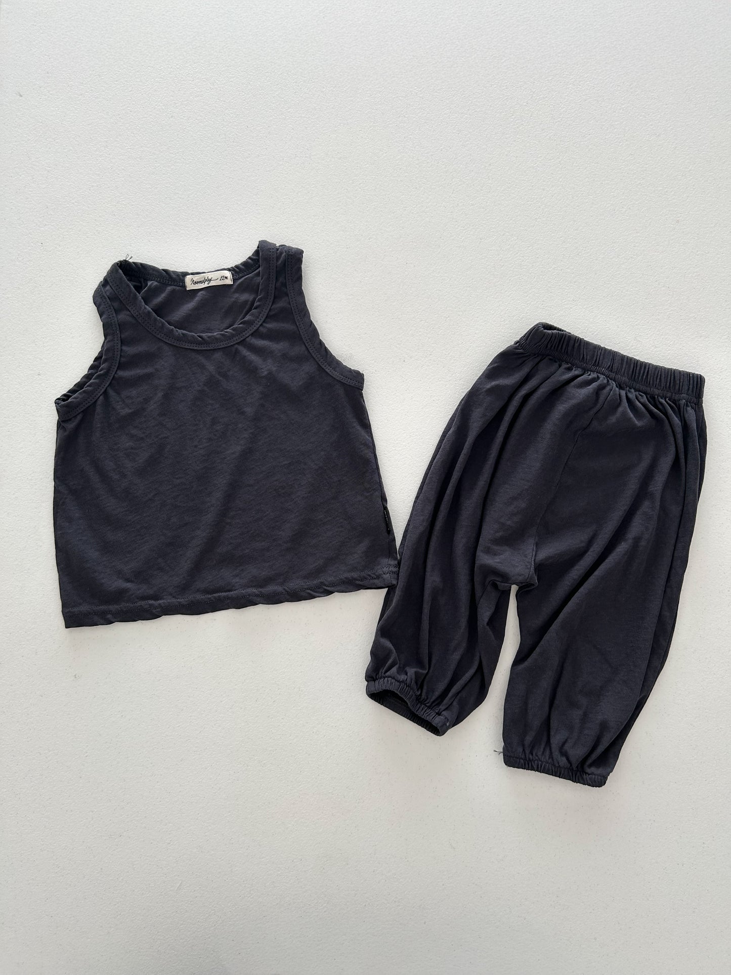 Toddler SS26 Cool Sleeveless Top and Jogger Pants Sets (6m-7y) - 3 Colors - AT NOON STORE