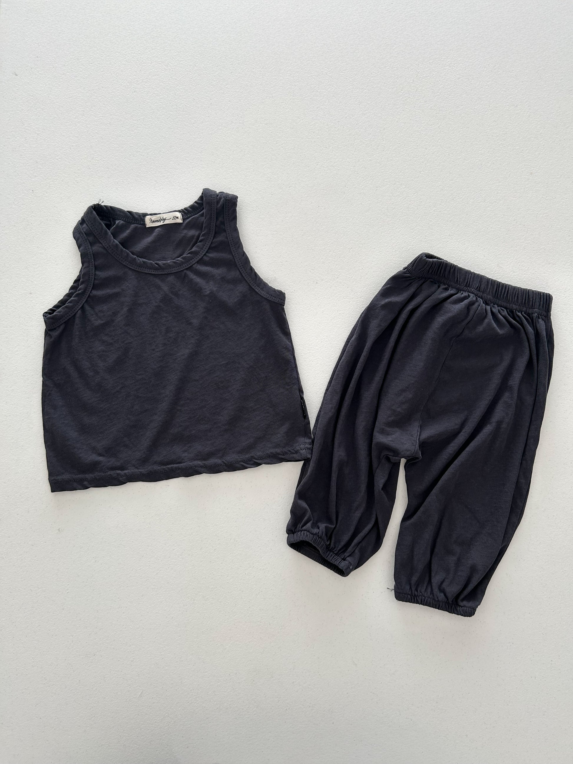 Toddler SS26 Cool Sleeveless Top and Jogger Pants Sets (6m-7y) - 3 Colors - AT NOON STORE