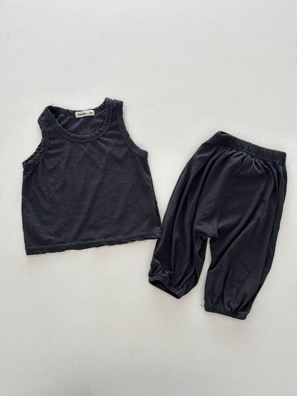 Toddler SS26 Cool Sleeveless Top and Jogger Pants Sets (6m-7y) - 3 Colors - AT NOON STORE