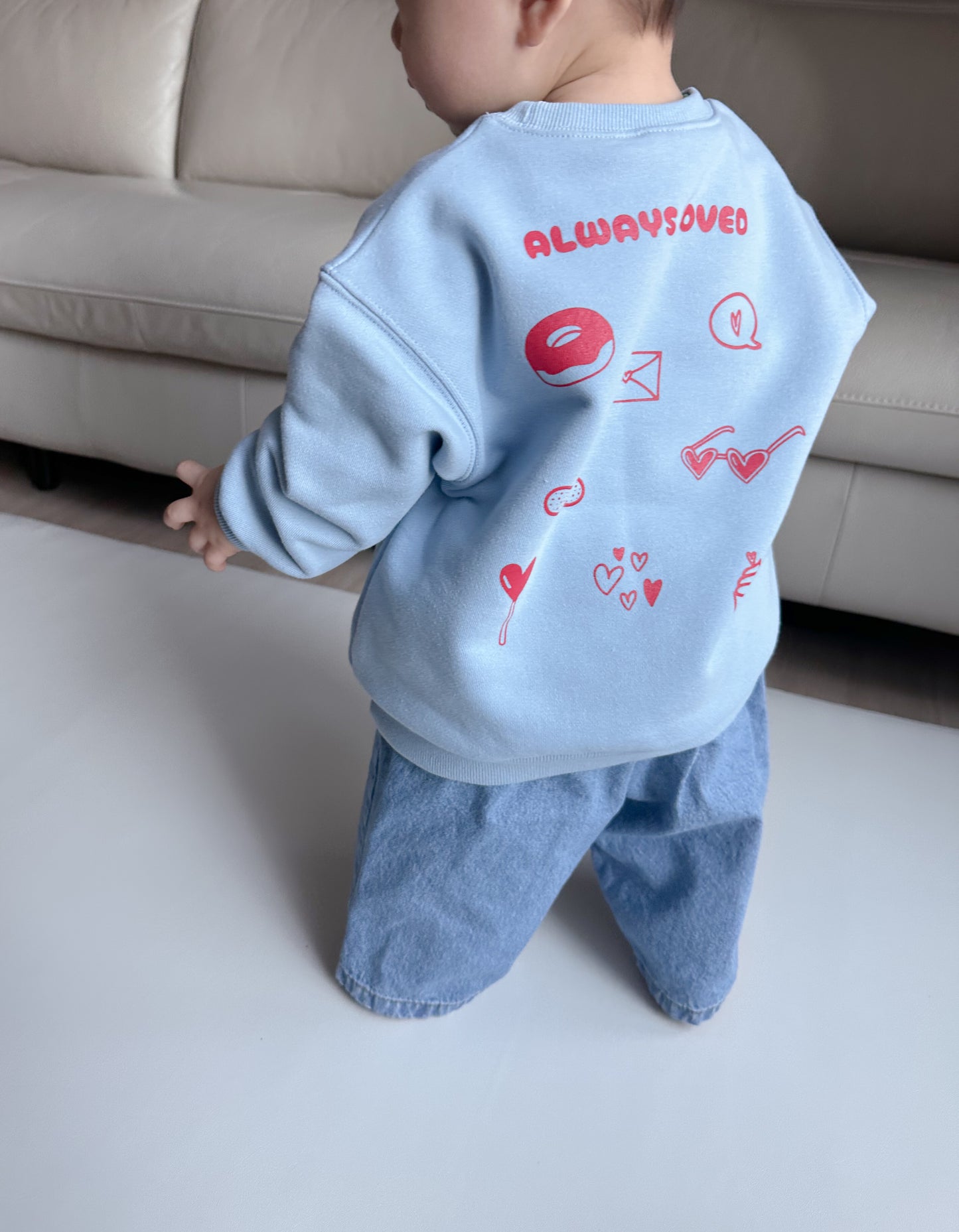 [PRE-ORDER] At Noon Always Loved Sweatshirt (6m-6y) - 3 Colors