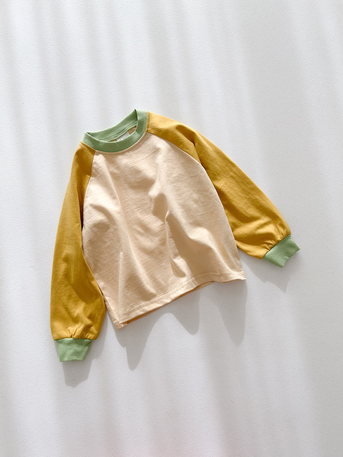 Toddler Colorblock Raglan Long Sleeve Top (2-7y) - 2 Colors
