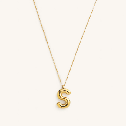 Bubble Initial Necklace