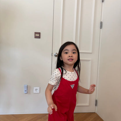 Toddler SS26 Polka Dot Ribbed Short Sleeve Top (1-7y) - 2 Colors - AT NOON STORE