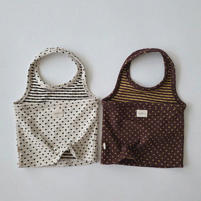 Baby/Toddler Aosta F26 Polka Dot Halter Neck Top (3m-5y) - 2 Colors