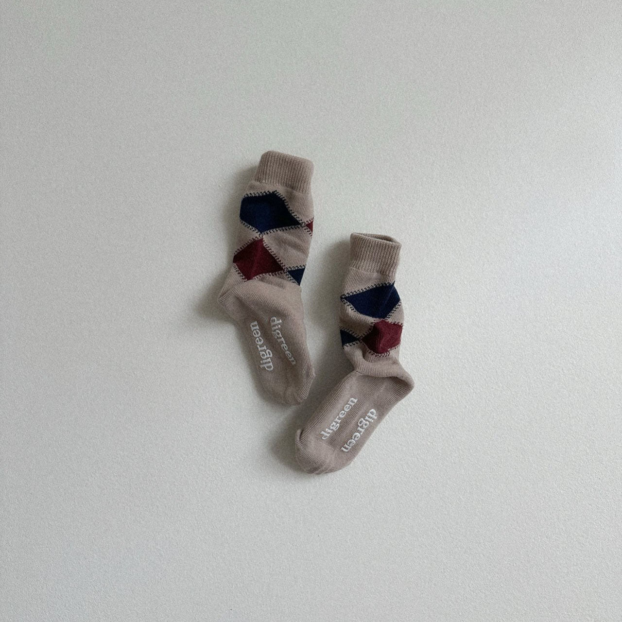 Toddler W25 4pk Argyle Socks Set (2-7y) - AT NOON STORE