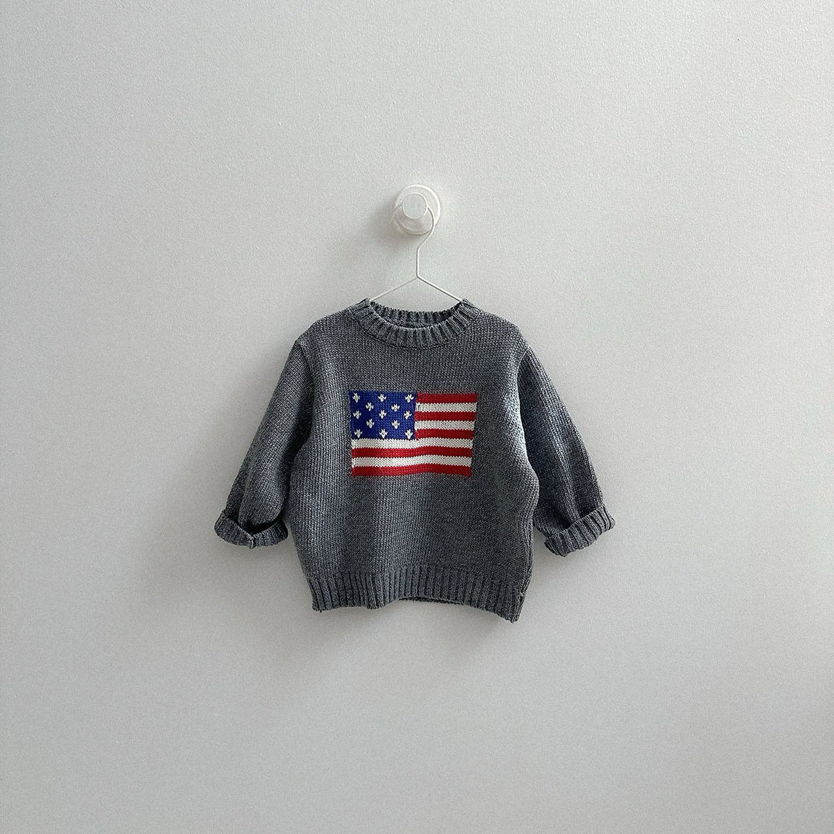Toddler FW26 American Flag Sweater (10m-4y) - 3 Colors